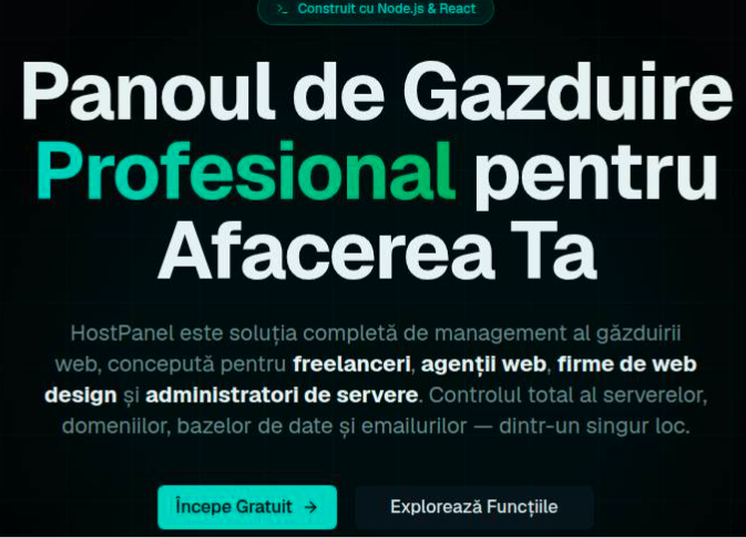 HOST PANEL SITE